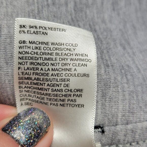 The North Face Marled Grey Lightweight Clean Beauty Casual Zip Up Jacket - Picture 9 of 9